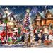 Vermont Christmas Company Snowman Contest Jigsaw Puzzle 1000 Piece - Large Piece Christmas Puzzle - Interlocking & Randomly Shaped Pieces - 30 x 24