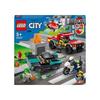 Lego City Fire Brigade Rescue Operation and Police Chase 60319