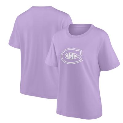 Übergroßes T-Shirt mit Mono-Logo-Grafik der Montreal Canadiens Fanatics – Damen Image