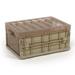 Fdelink Storage Bin Plastic Folding Storage Container Basket Crate Box Stack Foldable Organizer Box Home Textile Storage