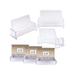 YhbSmt (Style # 3) Clear Plastic Business Card Holder Display Desktop Countertop (40 Pieces)