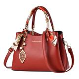 Bags for Women Women Messenger Tote Bag Handbag Shoulder Bag Laptop Backpack for Men 17.5 Inch Red One Size