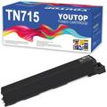 YOUTOP 1PK TN-715 TN715 (ACP8130) Black Toner Cartridge Compatible for Konica Minolta bizhub C750i