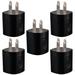 USB Wall Charger Adapter 1A/5V 5-Pack Travel USB Plug Charging Block Brick Charger Power Adapter Cube Compatible with iPhone Xs/XS Max/X/8/7/6 Plus Galaxy S9/S8/S8 Plus Moto Kindle LG HTC Google
