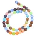 1 Set Loose Beads Gemstone Round Loose Beads For Jewelry Necklace Bracelet Making