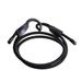 NUOLUX Car Clotheslines Adjustable Elastic Bungee Cords Luggage Straps Fixed Ropes Outdoor Travel Clothes Line (Black Rope)