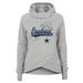 Girls Youth Heather Gray Dallas Cowboys Go For It Funnel Neck Raglan Pullover Hoodie