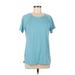 St. John's Bay Active T-Shirt: Blue Activewear - Women's Size Medium