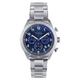 Breil Mate Herren Armbanduhr mit Armband aus Stahl, in der Farbe: Silber/Blau, Gehäusedurchmesser: 41 mm, EW0593