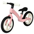AIYAPLAY 12" Kids Balance Bike for 2, 3, 4, 5 Year Old Lightweight No Pedal Training Bike with Adjustable Seat, Rubber Wheels - Pink