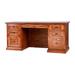 Millwood Pines Torin Desk Wood in Brown | 30" H x 66" W x 24" D | Wayfair 70FEDCC7E3B349B5BE778B22623632FA