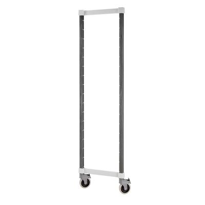 Cambro EXHDPK2170480 Camshelving Elements XTRA HD Track System Post Kit - 21" x 70", Speckled Gray