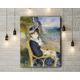 Premium Canvas Art Print of Pierre-Auguste Renoir: By the Seashore