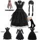 Robe de mercredi pour filles vêtements de famille noirs pour enfants costume d'Halloween