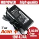 Alimentation pour ordinateur portable adaptateur de chargeur ca 19V 4.74A pour ACER PA-1900-04