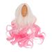 Doll Wig Air Pear Flower Roman Roll Night Loli High Temperature Silk Wig Decoration Scorpion Long Curly Hair for Three Points Do
