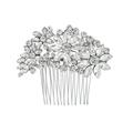 NUOLUX Wedding Crystals Hair Comb Decorative Jewelry Rhinestone Insert Comb Hairpin for Women Bride