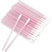 200Pcs Disposable Lip Wands Pink Lip Brush Applicators Lip Gloss Wand Applicators for Lipstick Gloss or Concealer Application