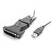 StarTech.com USB to RS232 DB9-DB25 Serial Adapter Cable - Gray