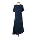 Bimba y Lola Casual Dress: Blue Dresses - Women's Size X-Small