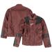 Chris Pratt Guardians of the Galaxy Autographed Star Lord Distressed Maroon Leather Jacket