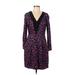 I Heart Ronson Casual Dress: Purple Dresses - Women's Size 6