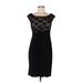 Connected Apparel Cocktail Dress: Black Dresses - Women's Size 6