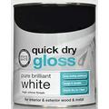 DECK INN 3 x Pure Brilliant White Gloss Paint 750ml For Wood & Metal
