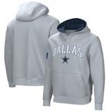 Men's Gray Dallas Cowboys Linebacker Adaptive Pullover Hoodie