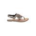 Rebecca Minkoff Sandals: Tan Print Shoes - Women's Size 7 1/2 - Open Toe