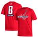 Men's adidas Alexander Ovechkin Red Washington Capitals Fresh Name & Number T-Shirt