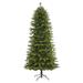 8ft. Belgium Fir Natural-Look Artificial Christmas Tree with 2358 Bendable Branches - Nearly Natural T4513