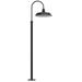 Longshore Tides Haleigh 1-Light Lamp Post (Full) Metal in Black | 96 H x 22.25 W x 25.5 D in | Wayfair BOAP22BK-2PB