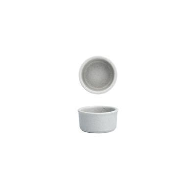 Fortessa 3300.590145GY 2 1/2 oz Paleo Ramekin - China, Ash, Gray