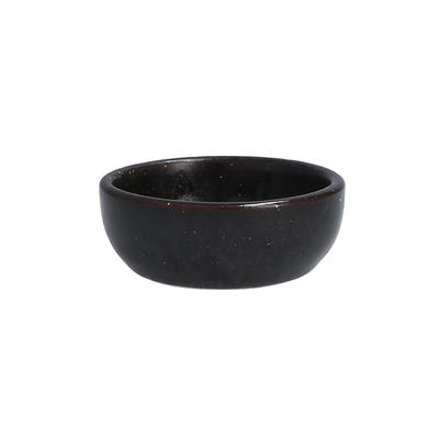 Fortessa 6400.SND.1154 2" Sound Sauce Dish - China, Midnight, Black