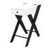 Red Barrel Studio® Wisely Side Table w/ USB Ports Wood in White | 24.5 H x 13.5 W x 22.5 D in | Wayfair 23A84C27034E4DAC8EC18EF556ACDC16