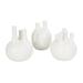 Joss & Main Horsham Handmade Ceramic Table Vase Set Ceramic in White/Blue | 7.95 H x 6.45 W x 6.5 D in | Wayfair 6843B5133CA94CF5BC32E8535F4087A1