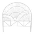 Bayou Breeze Antonette Rattan Headboard Wicker/Rattan in White | 60 H x 72 W x 1.5 D in | Wayfair 138DC82573B6450ABE5DA9E0F4DE14E1