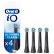 Oral-B - Toothbrush Heads iO Ultimate Clean Black Toothbrush Heads 4 Pack for Men and Women