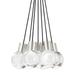 Visual Comfort Modern Collection Sean Lavin Mina 14 Inch 7 Light LED Multi Light Pendant - 700TDMINAP7CINB-LED930