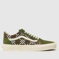 Vans old skool trainers in green