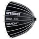 SMDV Speedbox Mega-130 Deep Softbox - Professionelle Fotografie-Beleuchtung mit Hitzebeständigkeit, Bowens-Mount und 130cm Durchmesser