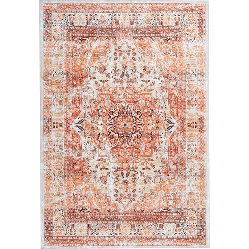 Tapis tissé Polyester Orange