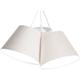 Suspension Tissu Beige Ø 16/26 cm - H19 cm