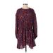 Free People Casual Dress: Burgundy Dresses - Women's Size Small