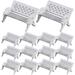 16Pcs Mini Park Bench Models Mini House Park Bench Ornaments Miniature Park Benches