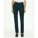 Brooks Brothers Women's Stretch Cotton Slim-Straight Denim Jeans | Dark Denim | Size 8