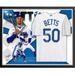 Mookie Betts Los Angeles Dodgers Autographed Framed White Nike Replica Jersey Collage