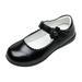 nsendm Female Shoes Big Kid Child Shoes Girl Leather Shoes Single Shoes Children Dance Shoes Girls Performance Shoes Little Girls Wide Shoes Black 5