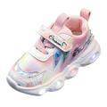 nsendm Female Shoes Big Kid Toddler Shoes with Lights Toddler Walking Shoes Girls Kids Children Baby Casual Shoes Tennis Shoes Girls Size 5 Pink 30